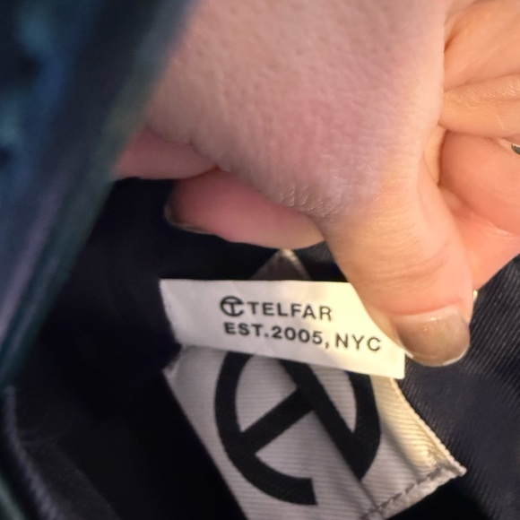 Telfar Small Shopping Bag Mini Tote with Crossbody Strap Dark Olive EUC - Picture 5 of 8